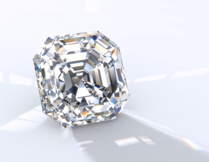 Picture of Square Emerald cut Diamond Picture of Square Emerald cut Diamond